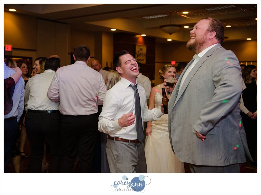 Wedding reception at Walsh University in North Canton Ohio