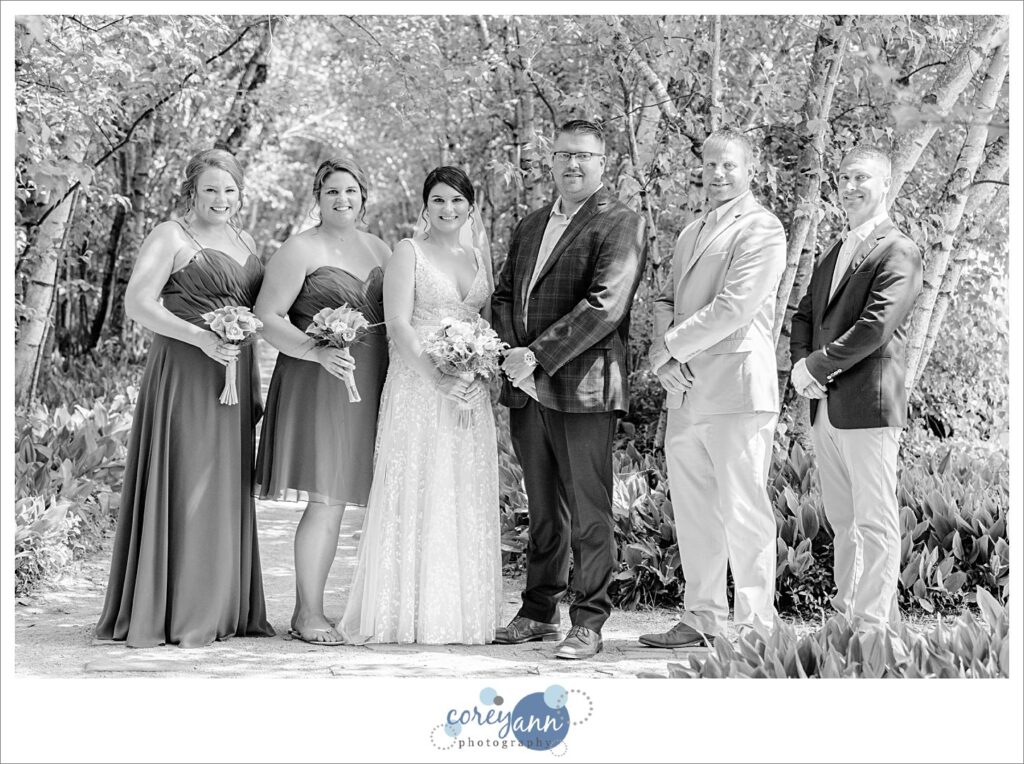 Wedding portraits at Stan Hywet in Akron