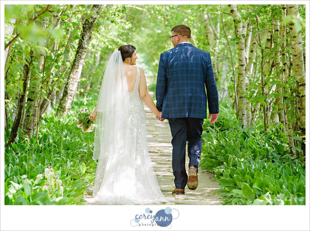 Micro wedding at Stan Hywet in Akron Ohio