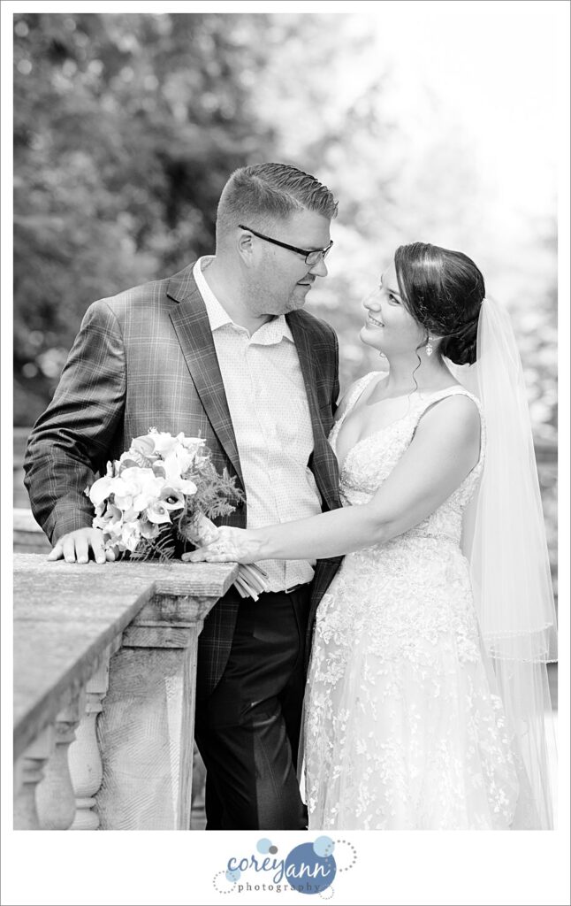 Micro wedding at Stan Hywet in Akron Ohio