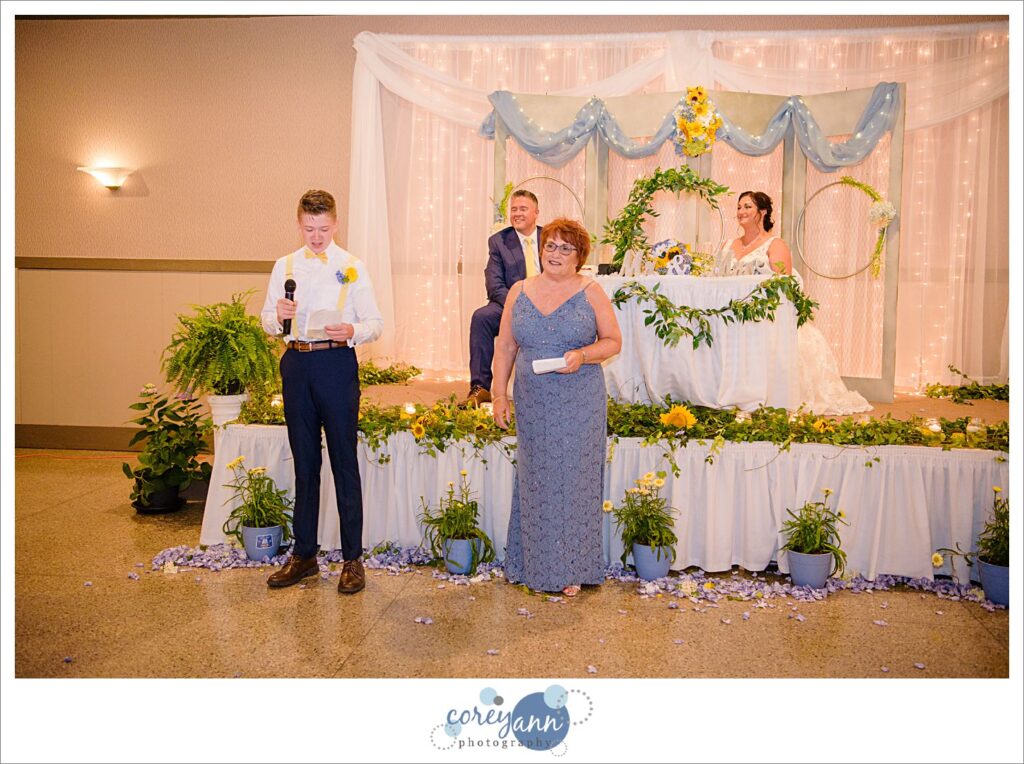 Santangelo's in Massillon wedding reception