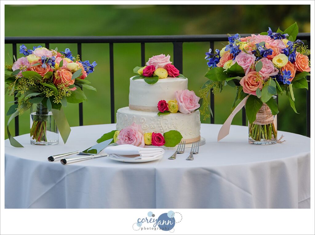 Wedding reception at Mayfield Country Club in Ohio