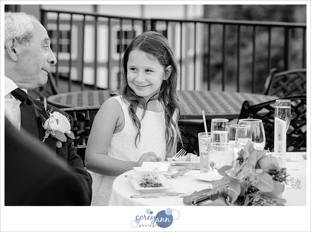 Wedding reception at Mayfield Country Club in Ohio