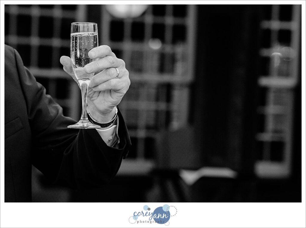 Wedding reception at Mayfield Country Club in Ohio