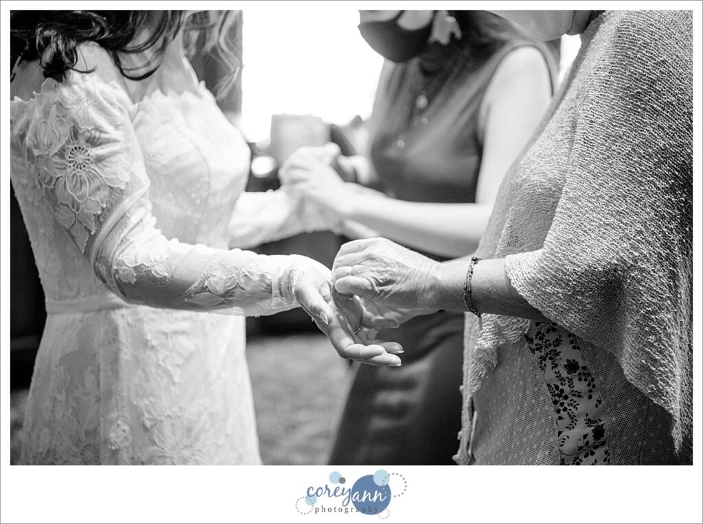 Getting ready for micro wedding at Gervasi Vineyard