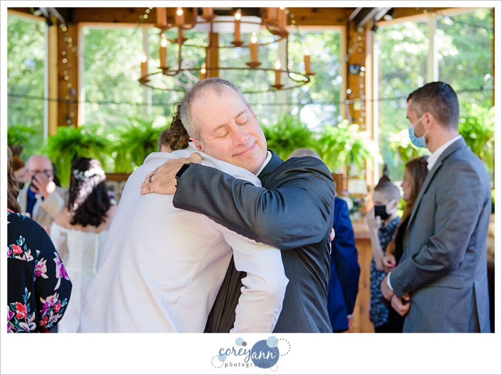 Micro wedding at Gervasi Vineyard in Canton Ohio