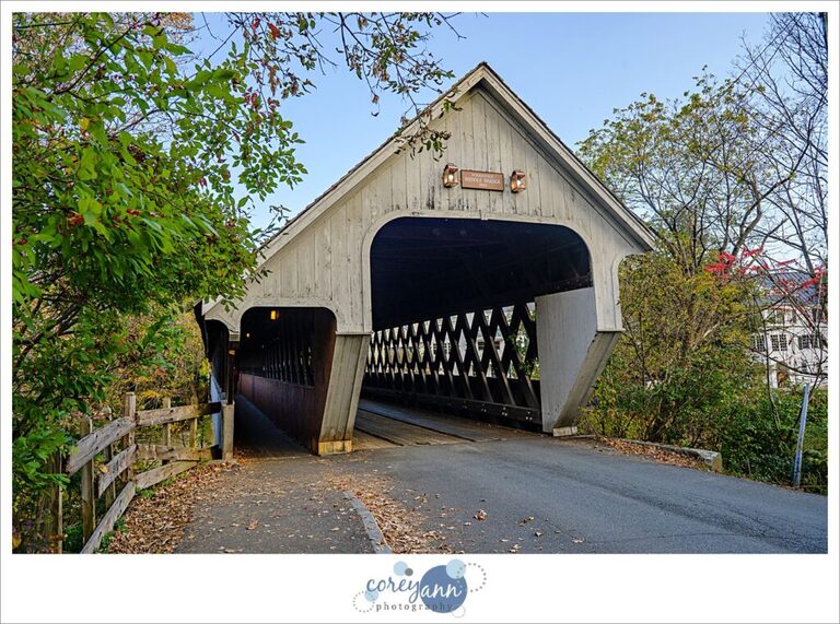 Middle Covered Bridge in Woodstock Vermont