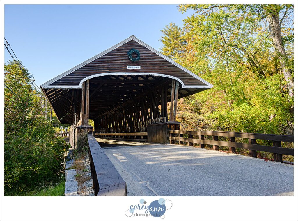 Rowell's Covered Bridge in Hopkinton NH