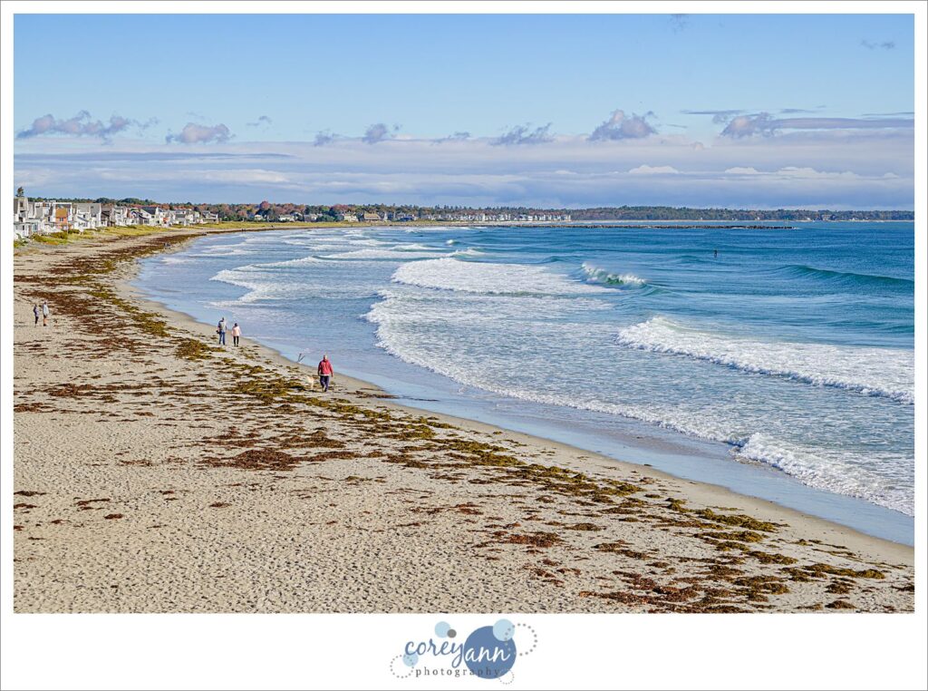 Surfing in Wells Maine in October
