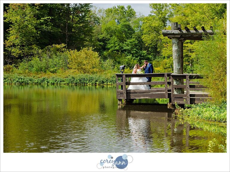 North Chagrin Nature Center wedding photos near Cleveland