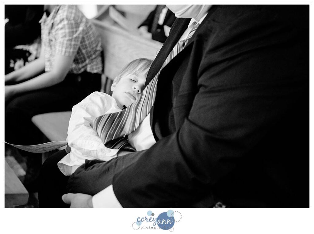 Catholic wedding ceremony near Cleveland Ohio