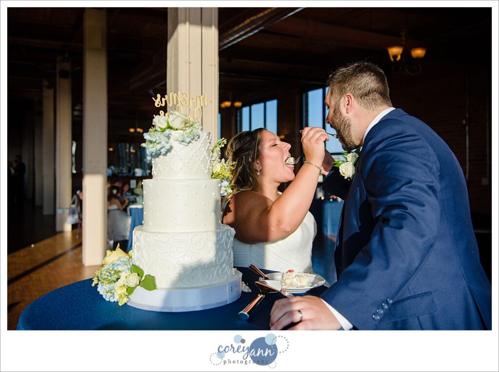 Ariel Internation Center sunset wedding reception in Cleveland Ohio