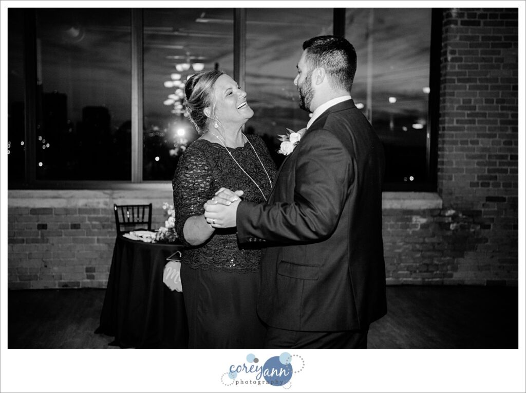 Ariel Internation Center sunset wedding reception in Cleveland Ohio