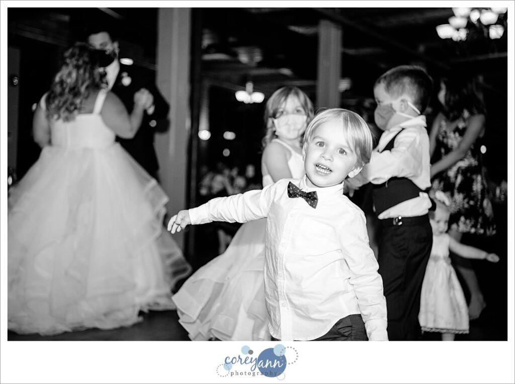 Ariel Internation Center sunset wedding reception in Cleveland Ohio