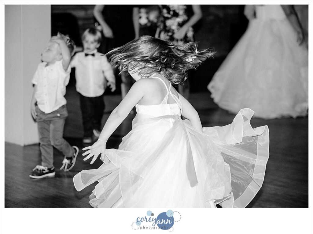 Ariel Internation Center sunset wedding reception in Cleveland Ohio