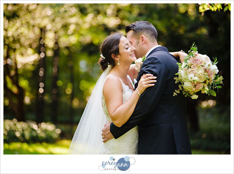 Wedding photo at The O'Neil House in Akron