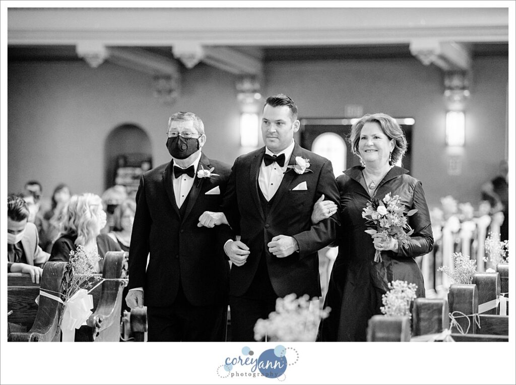 St Bernard Catholic Church Wedding in Akron