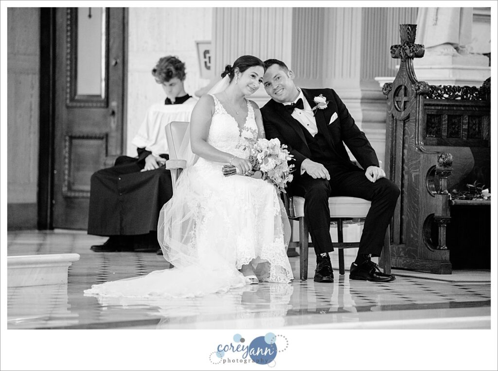 St Bernard Catholic Church Wedding in Akron