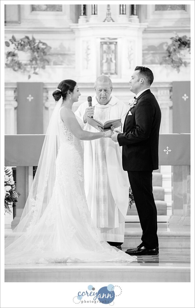 St Bernard Catholic Church Wedding in Akron