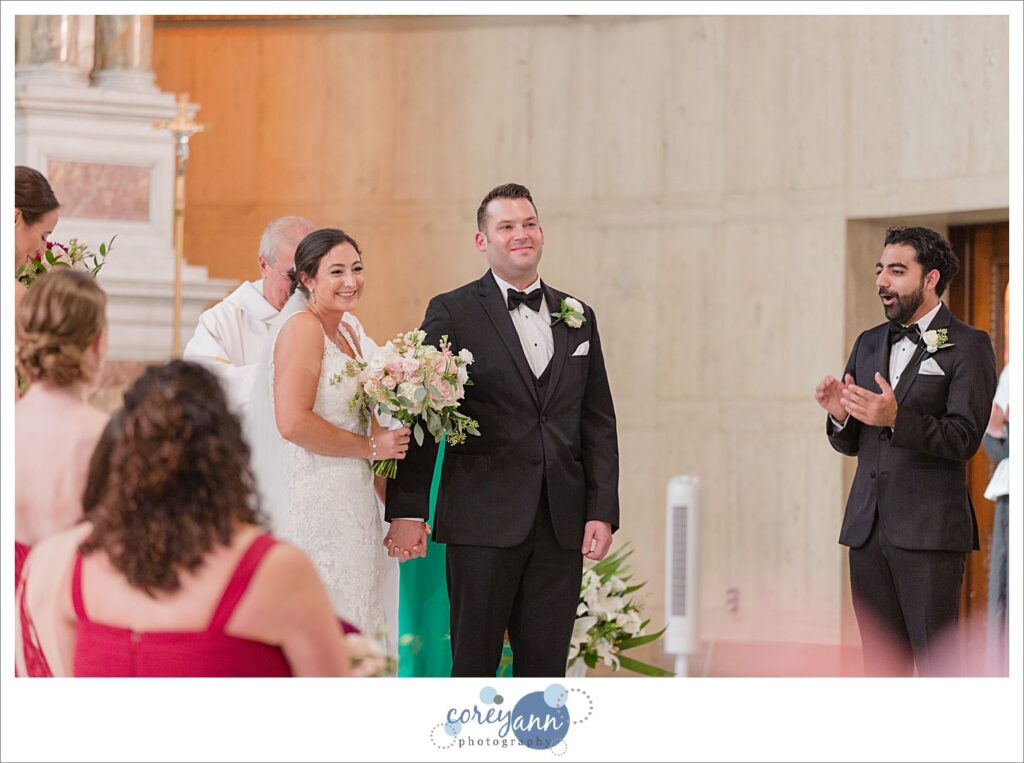 St Bernard Catholic Church Wedding in Akron
