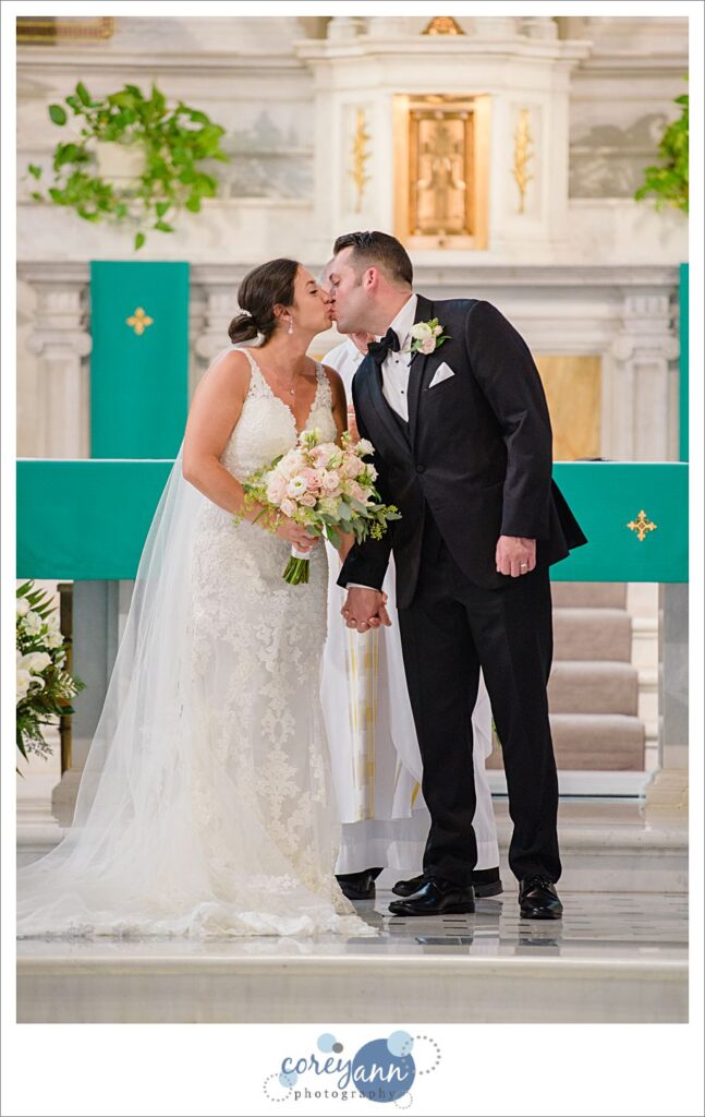 St Bernard Catholic Church Wedding in Akron