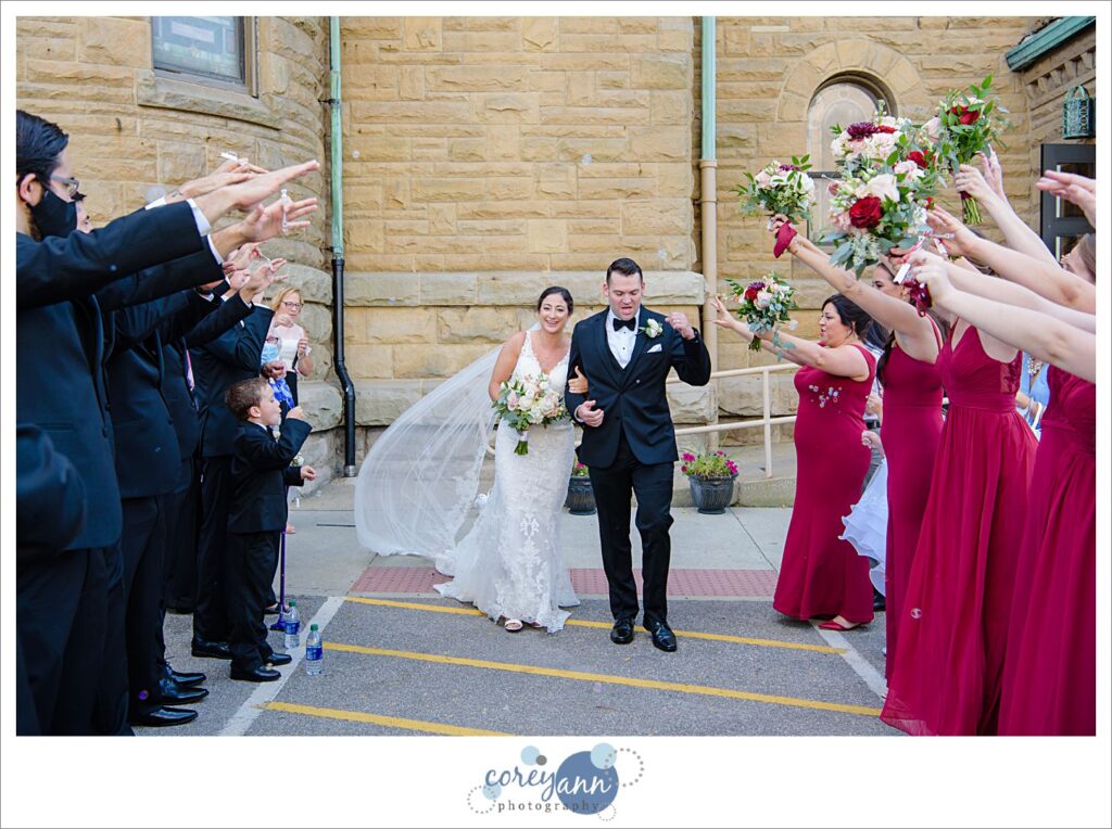 St Bernard Catholic Church Wedding in Akron