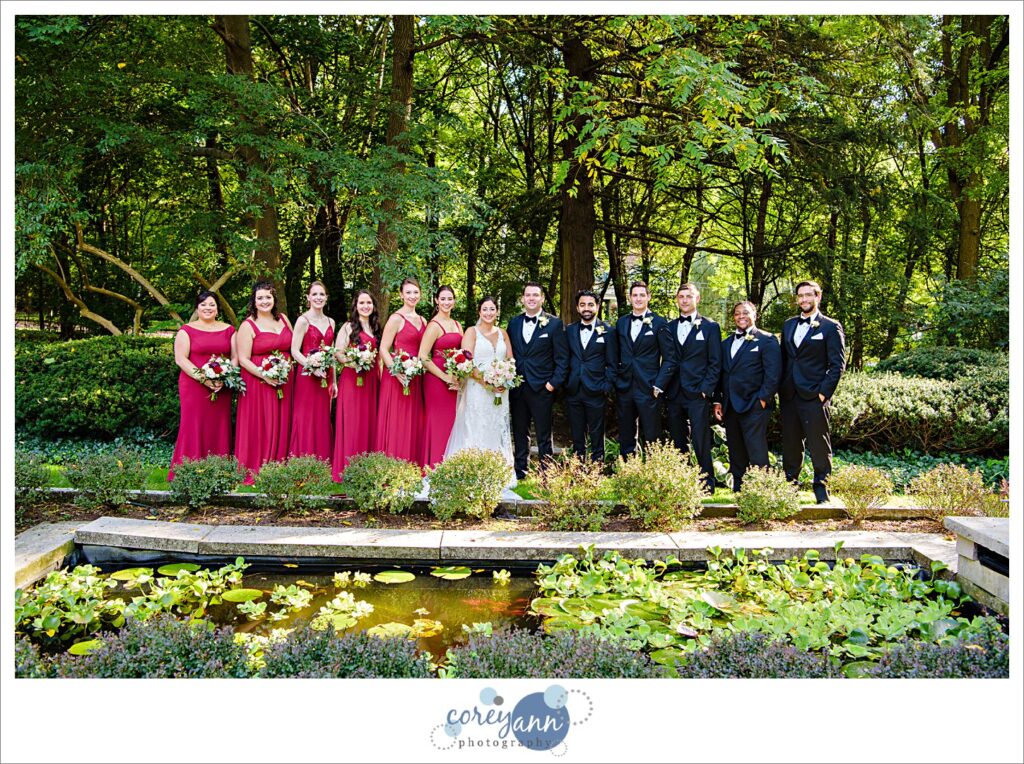 Wedding portraits at oneil house in Akron