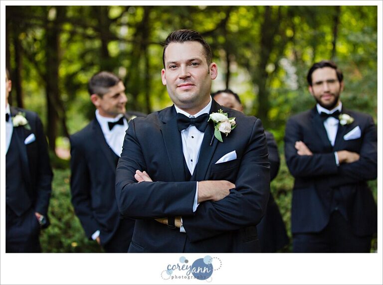Wedding portraits at oneil house in Akron