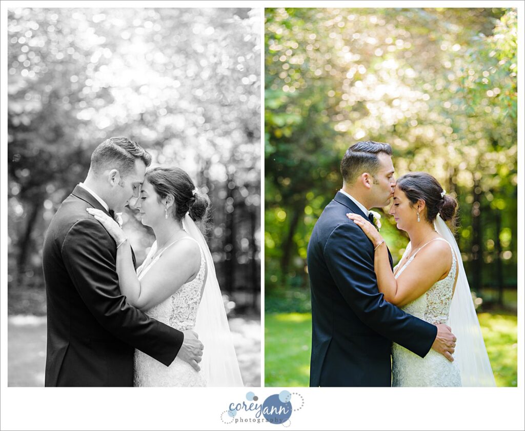Wedding portraits at oneil house in Akron