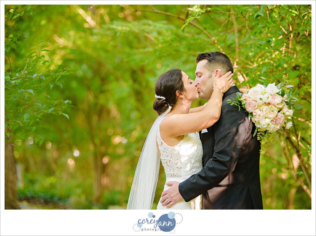 Wedding portraits at oneil house in Akron
