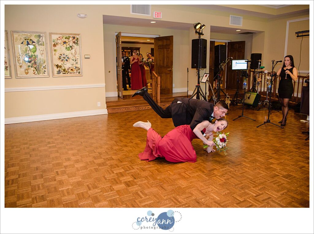Wedding reception at Fairlawn Country Club in Ohio