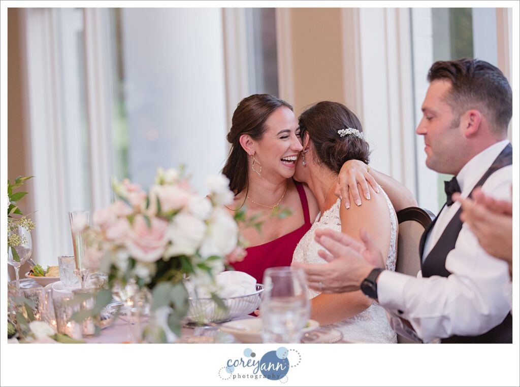 Wedding reception at Fairlawn Country Club in Ohio