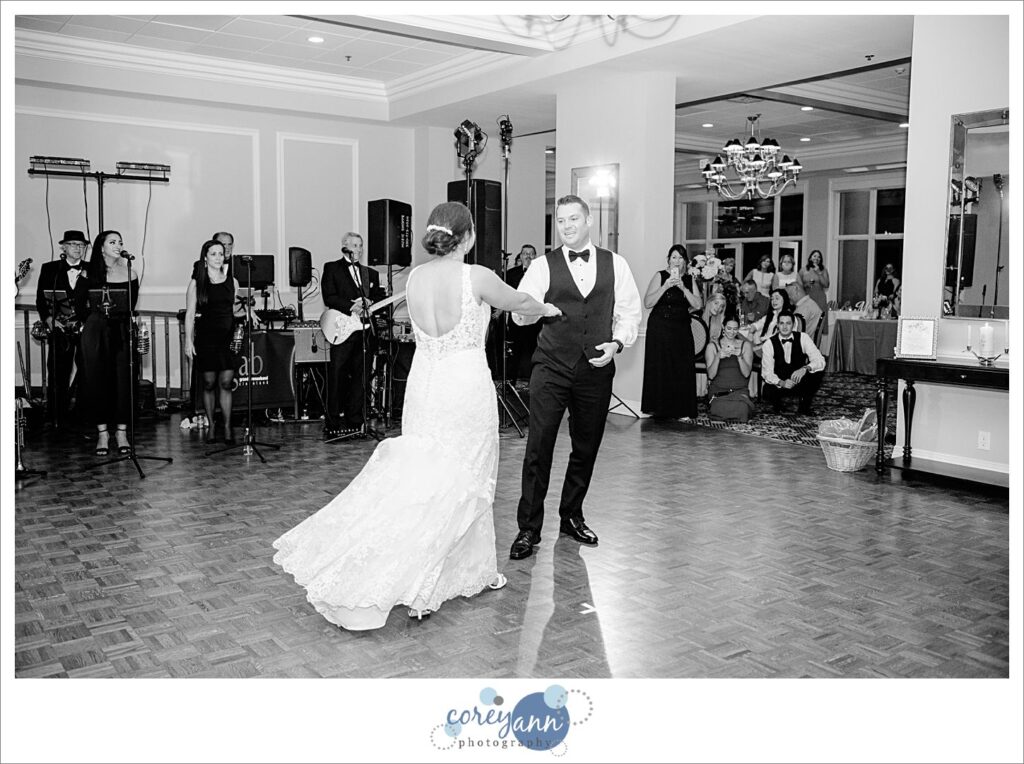 Wedding reception at Fairlawn Country Club in Ohio
