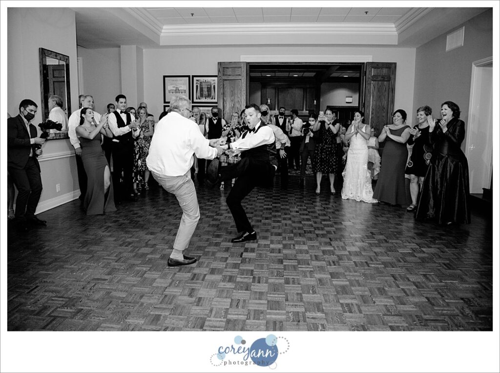 Wedding reception at Fairlawn Country Club in Ohio