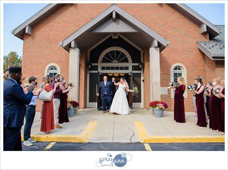Wedding ceremony at Divine Word in Kirtland Ohio