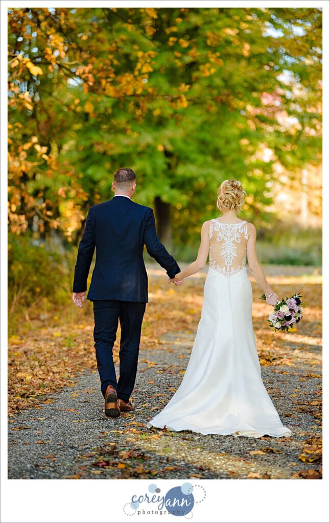 October wedding at The Event on Sunny Brook in Kent Ohio
