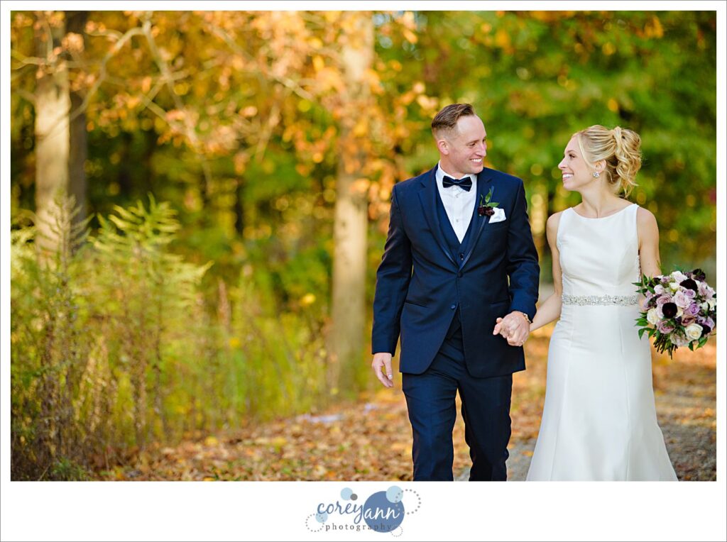 October wedding at The Event on Sunny Brook in Kent Ohio