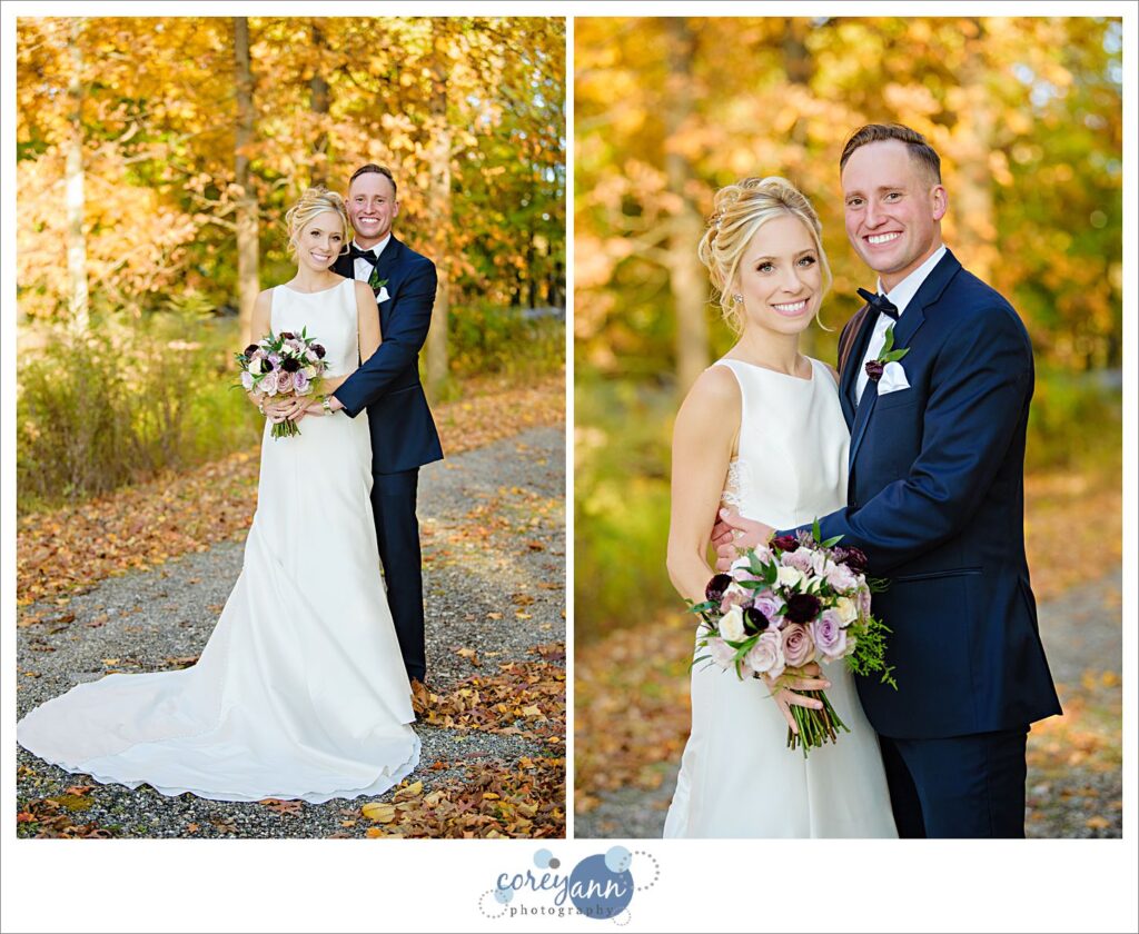 October wedding at The Event on Sunny Brook in Kent Ohio
