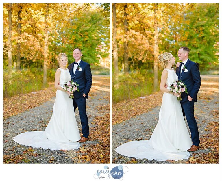October wedding at The Event on Sunny Brook in Kent Ohio