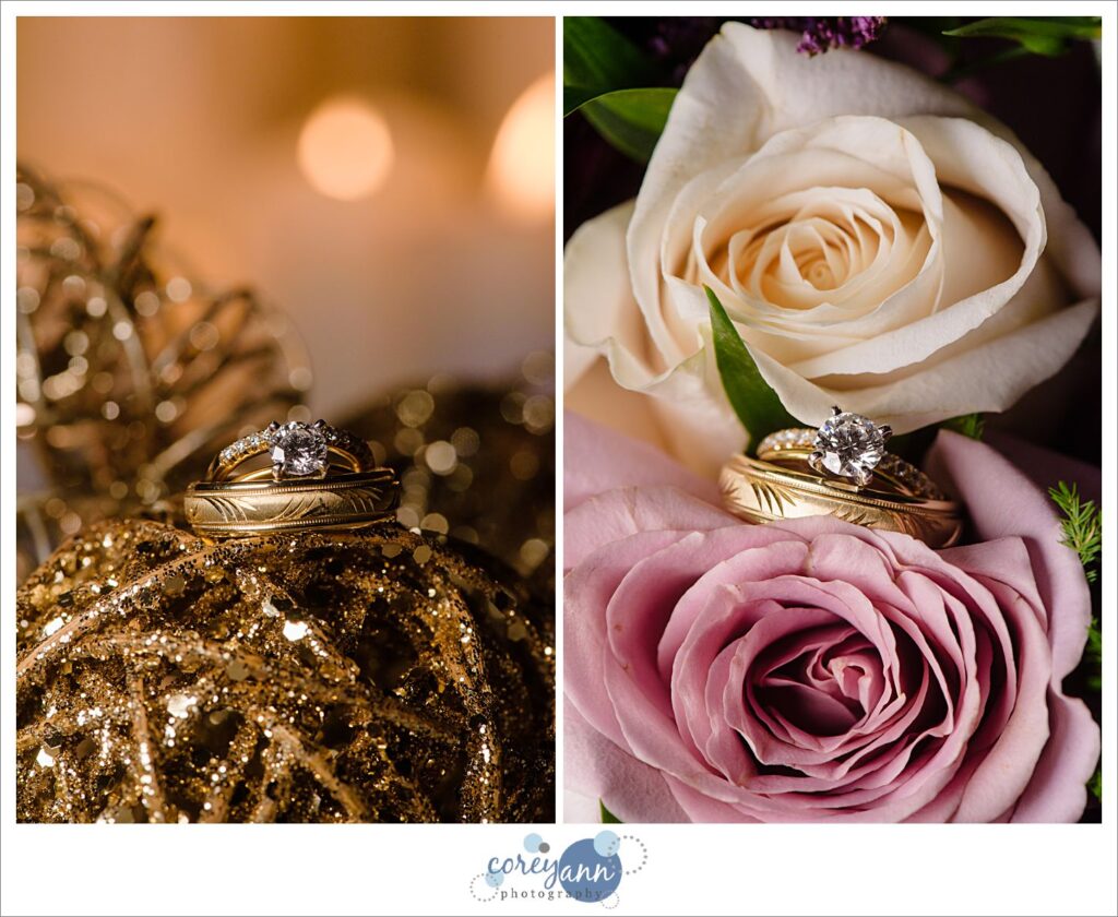 Wedding ring detail shots