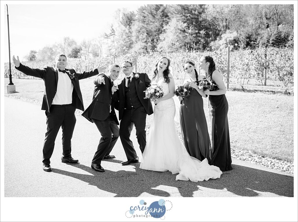 October Gervasi Vineyard wedding in Canton Ohio
