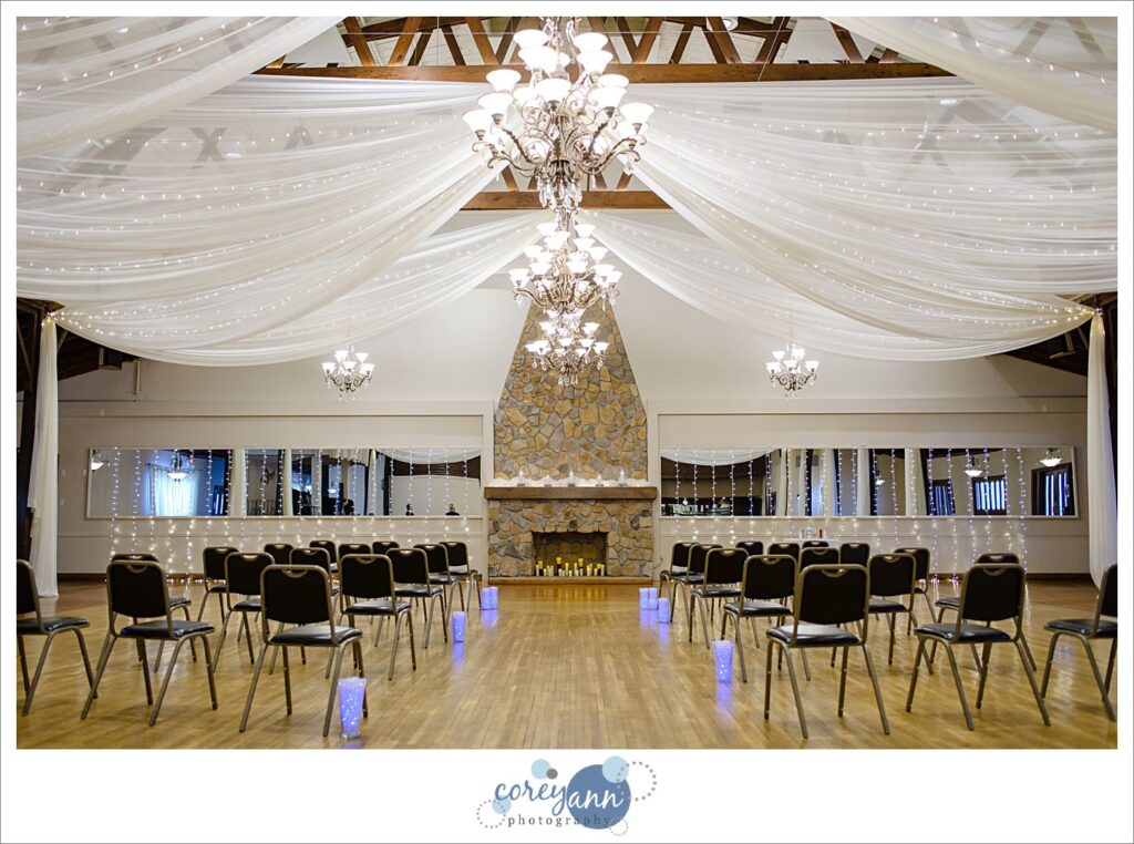 Wedding ceremony at Springvale Ballroom