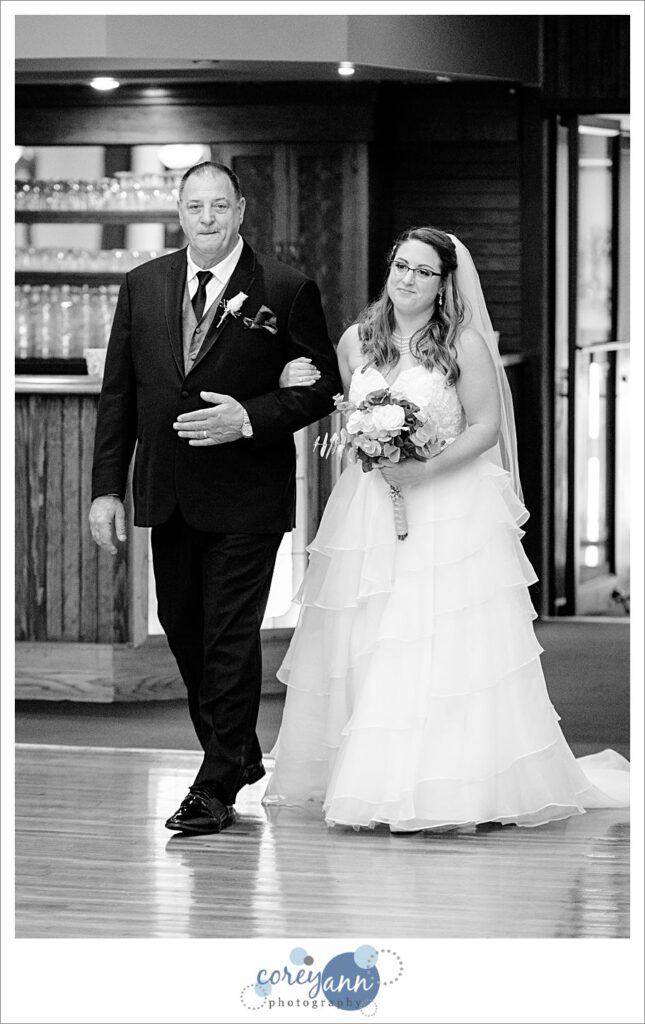 Wedding ceremony at Springvale Ballroom
