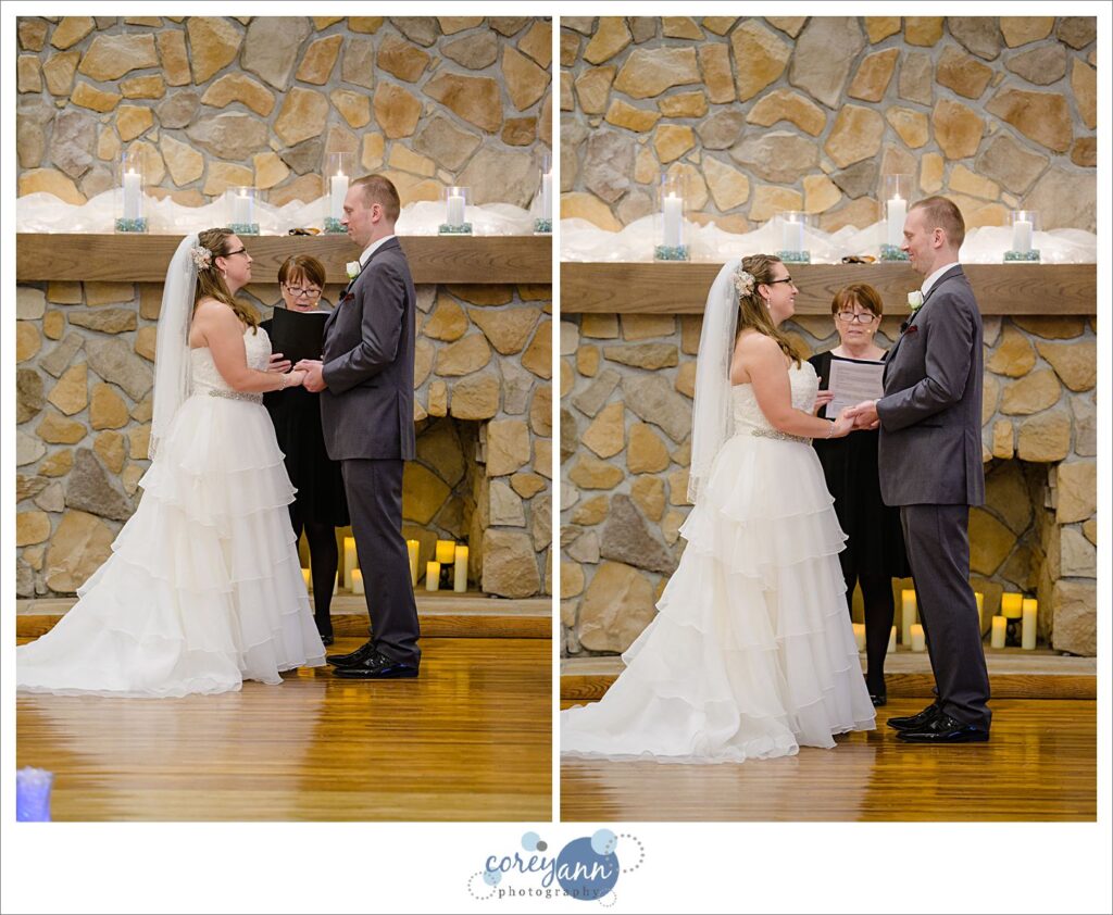 Wedding ceremony at Springvale Ballroom