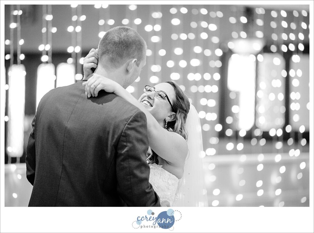 First Dance at wedding at Springvale Ballroom