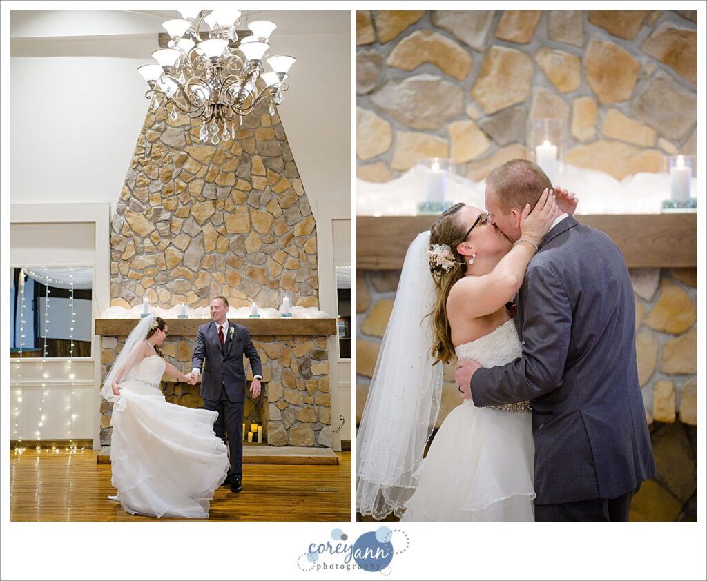First Dance at wedding at Springvale Ballroom