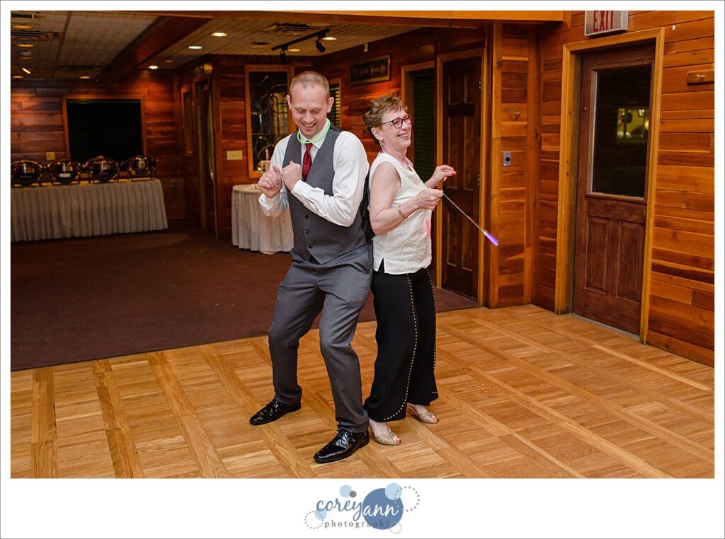 Wedding reception at Behind the Woods