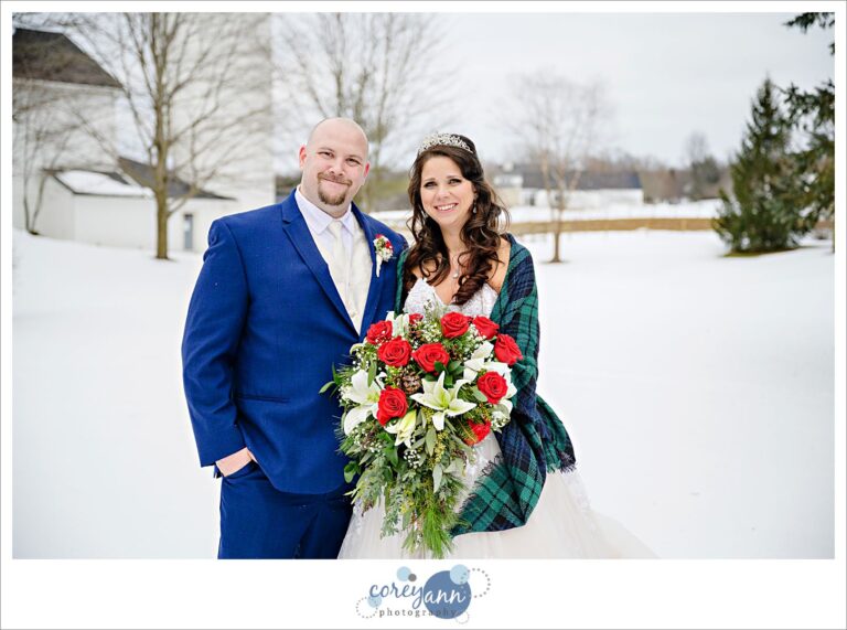 Winter Walden Wedding in Aurora Ohio