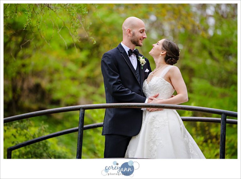 april wedding at canton garden center
