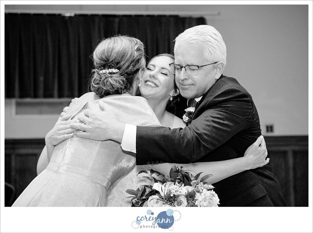 bride getting ready for wedding in canton